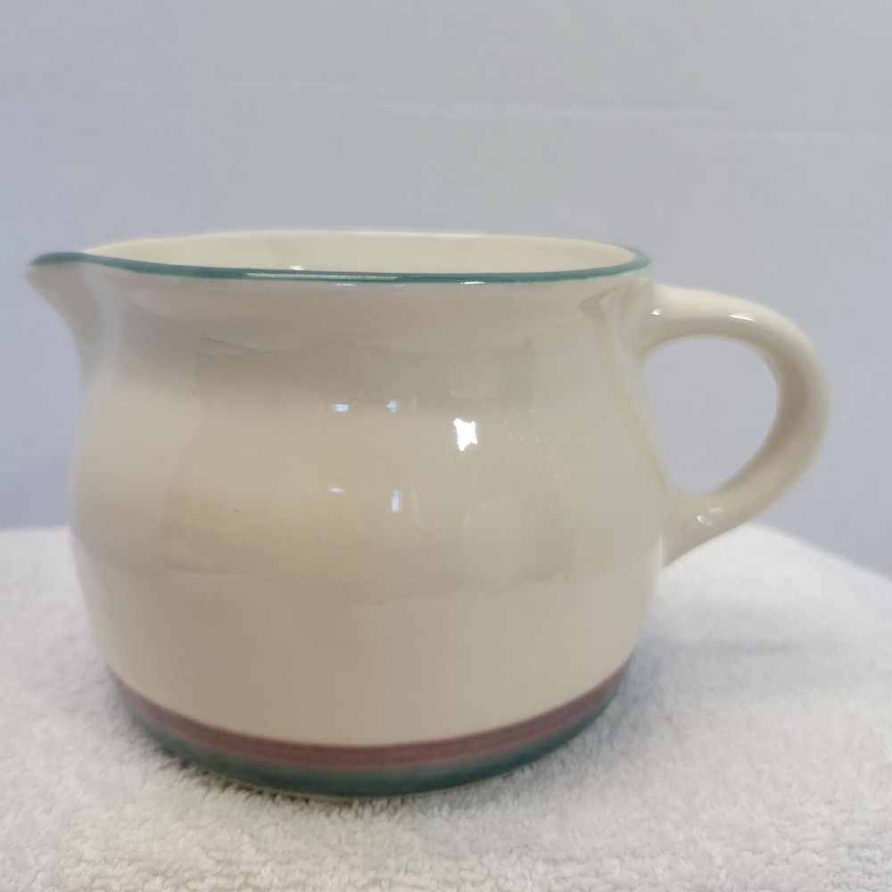 Pfaltzgraff Stoneware Juniper Creamer Gravy Boat Green/Purple